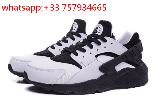 huarache noir et blanche