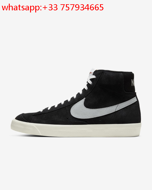 nike blazer mid femme noir